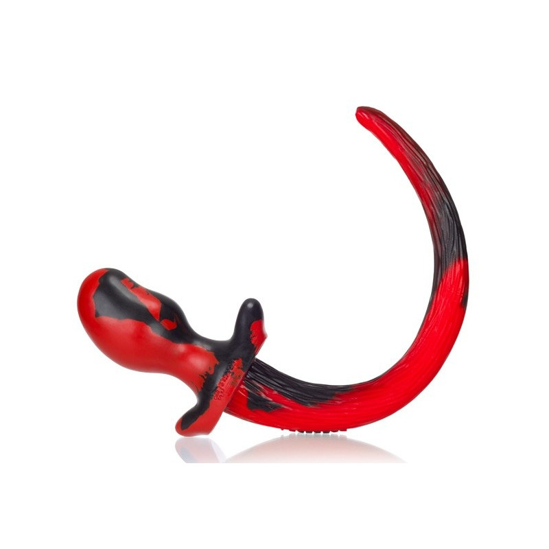 Oxballs Plug Queue de chien Mastiff 12 x 7 cm Rouge